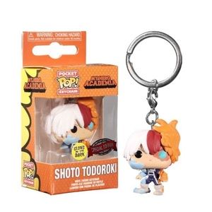 Funko My Hero Academia Shoto Todoroki (GITD) Pocket Pop Keychain.